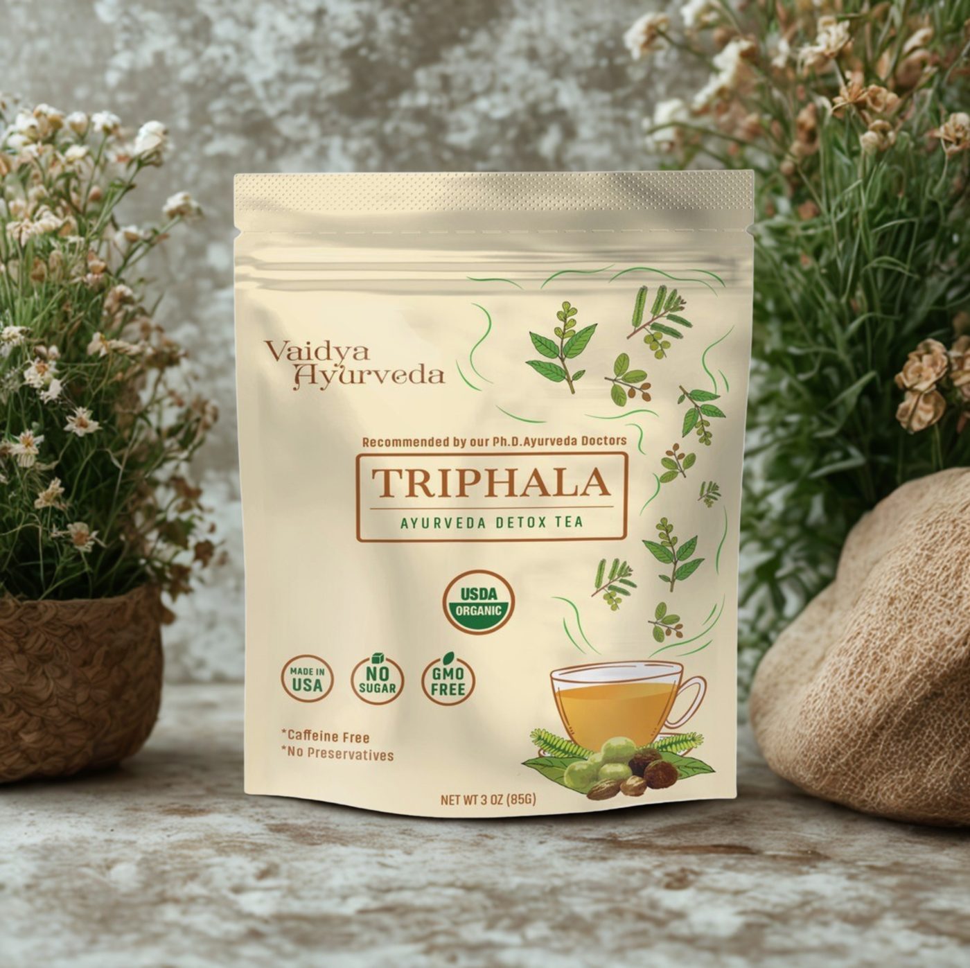 Seva's Triphala herbal tea
